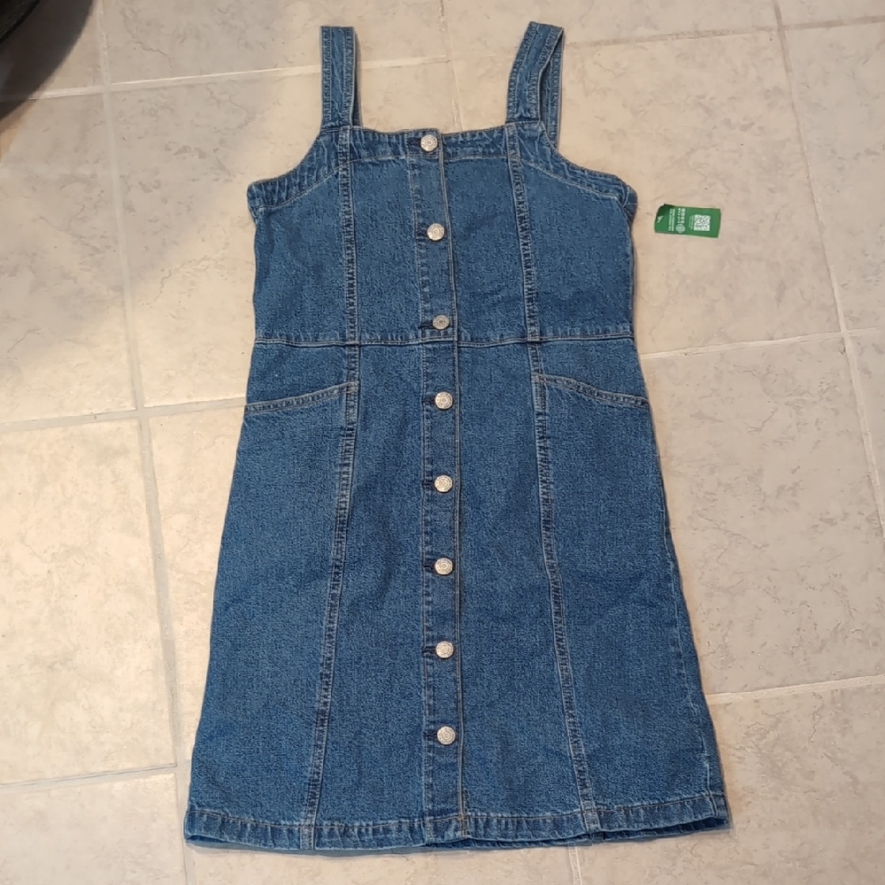 Gap Girls Denim Jean Tank Dress